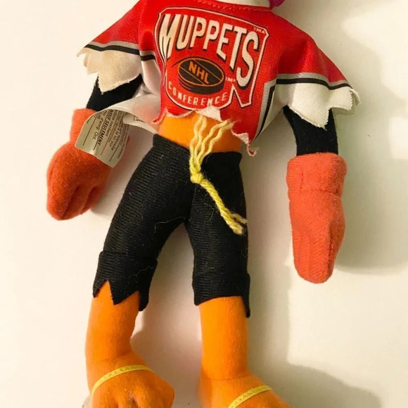 Vintage 1995  Muppets Fozzie and Animal Hockey Players NHL Plush Toys - Picture 14 of 16